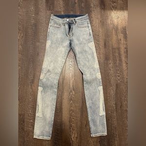MNML skeleton denim